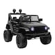 image 1 of HOMCOM Kids Electric Ride On Car 12V Off Road Toy with Parental Remote Control 2 Motors Horn Lights Suspension Wheels for 3-6 Years Old Black