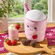 image 2 of OHS Sweetie Pie Filled Novelty Scatter Cushion Soft Fleece Toy Pillow | Pink | Molly the Milkshake