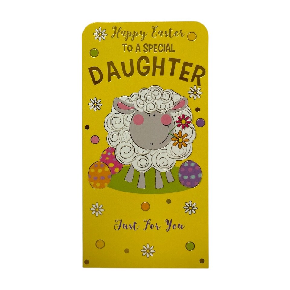 image 1 of To A Special Daughter Easter Money Wallet Card