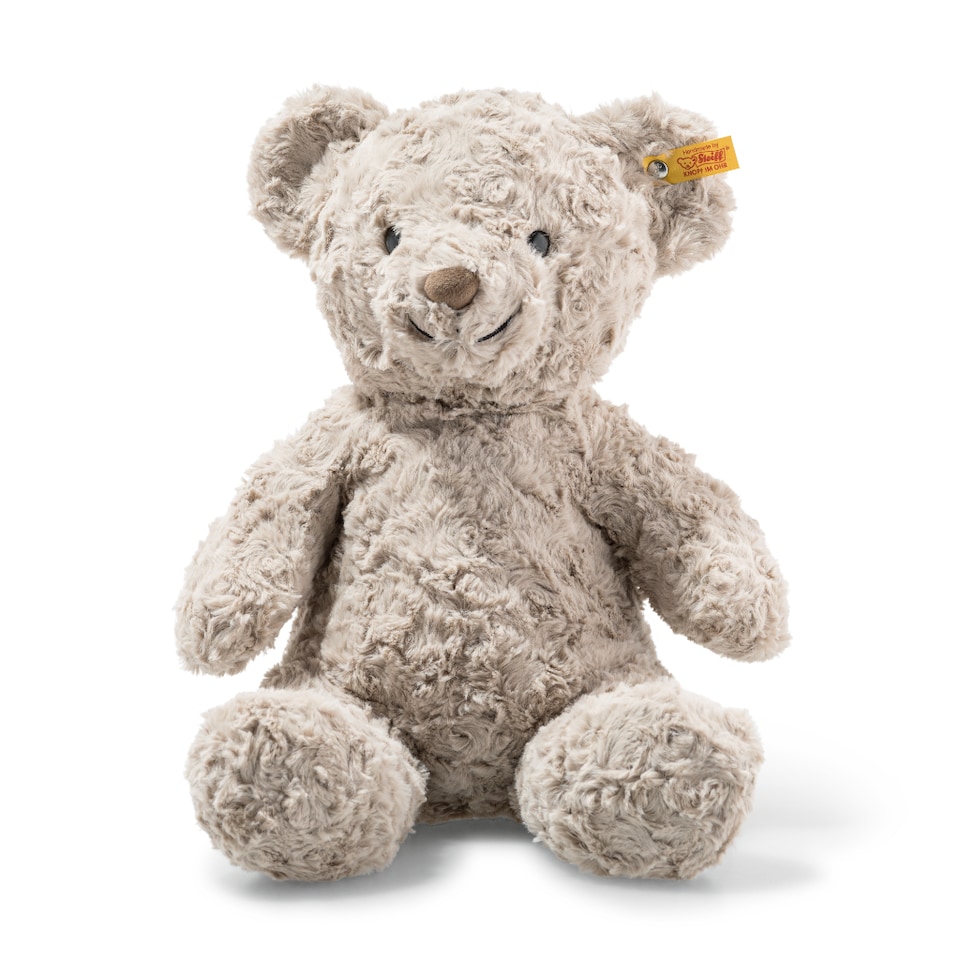 image 1 of Steiff Large Honey Teddy Bear, Soft Toy, Grey, 38cm