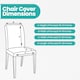 image 2 of High-Back Chair Covers, Spandex Stretch, Universal Protective Slipcover
