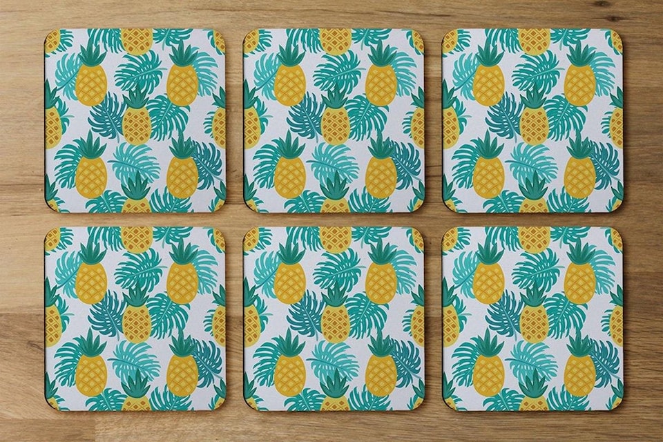 image 1 of Pineapples (Coaster)