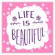 image 1 of Life is beautiful (Picture Frame) White | S