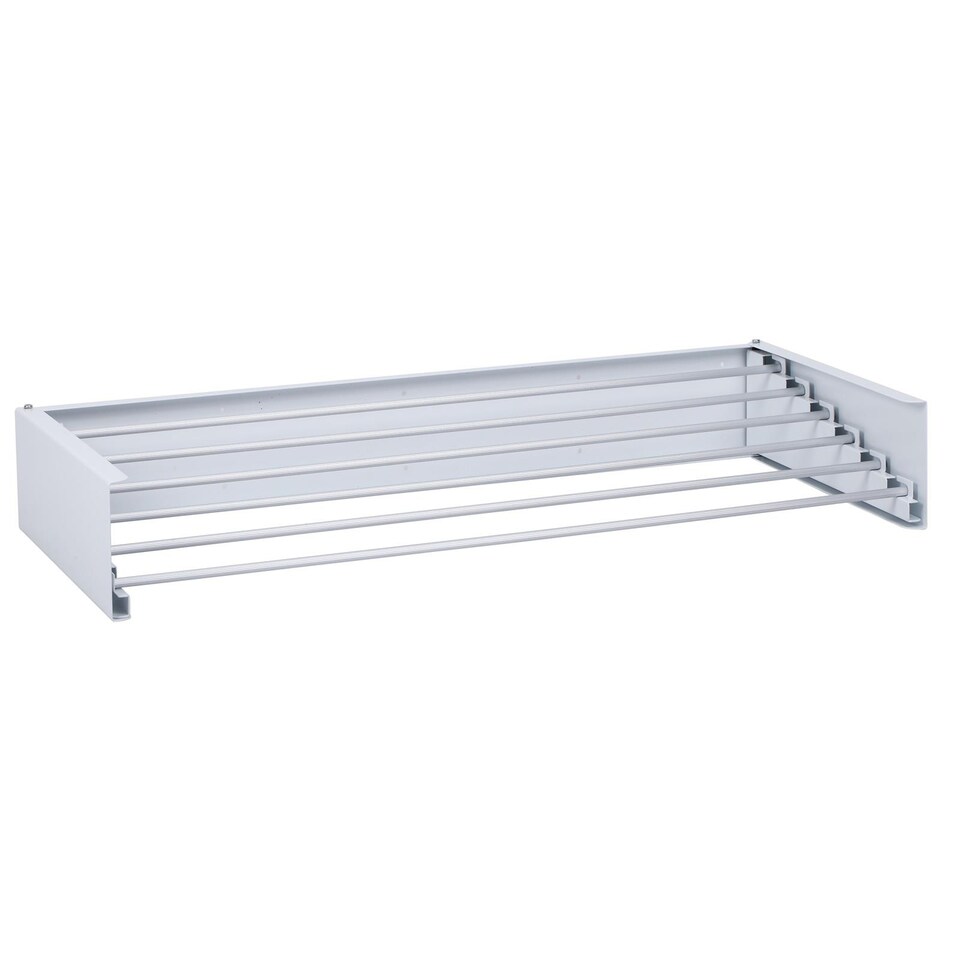 image 1 of Wall Mounted Telescopic Clothes  Drying Rack Airer