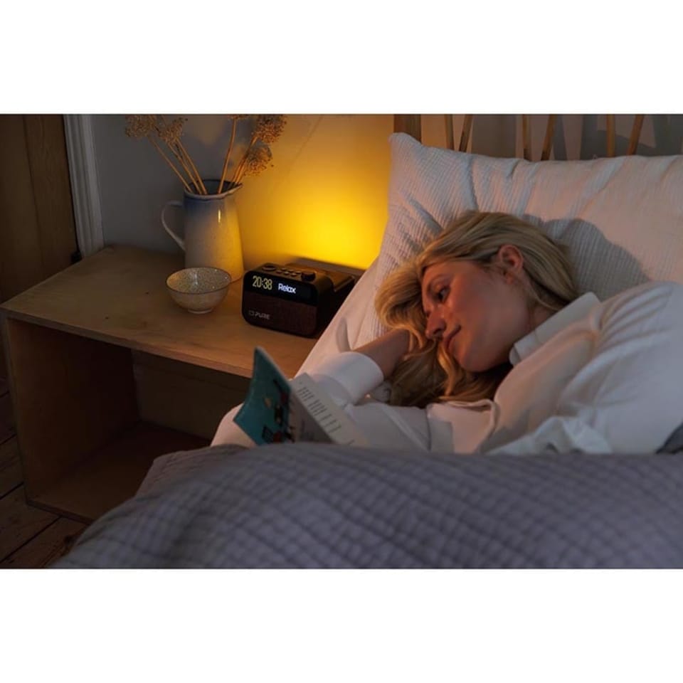 image 1 of Pure Moment Charge Alarm Radio - Coffee Black
