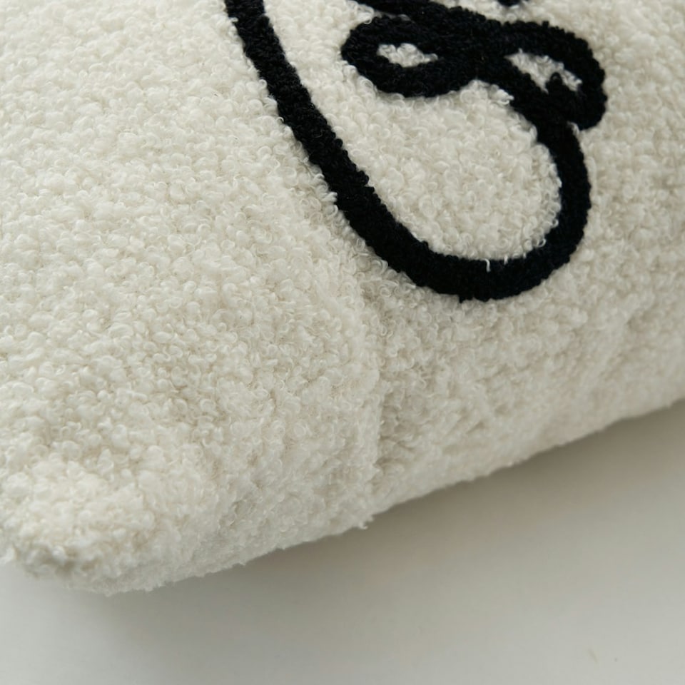 image 1 of BHS Merry Christmas Tufted Cushion,Natural | Cream | Natural | One Size | 1