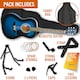 image 6 of 3rd Avenue Full Size Acoustic Guitar Premium Pack Blue