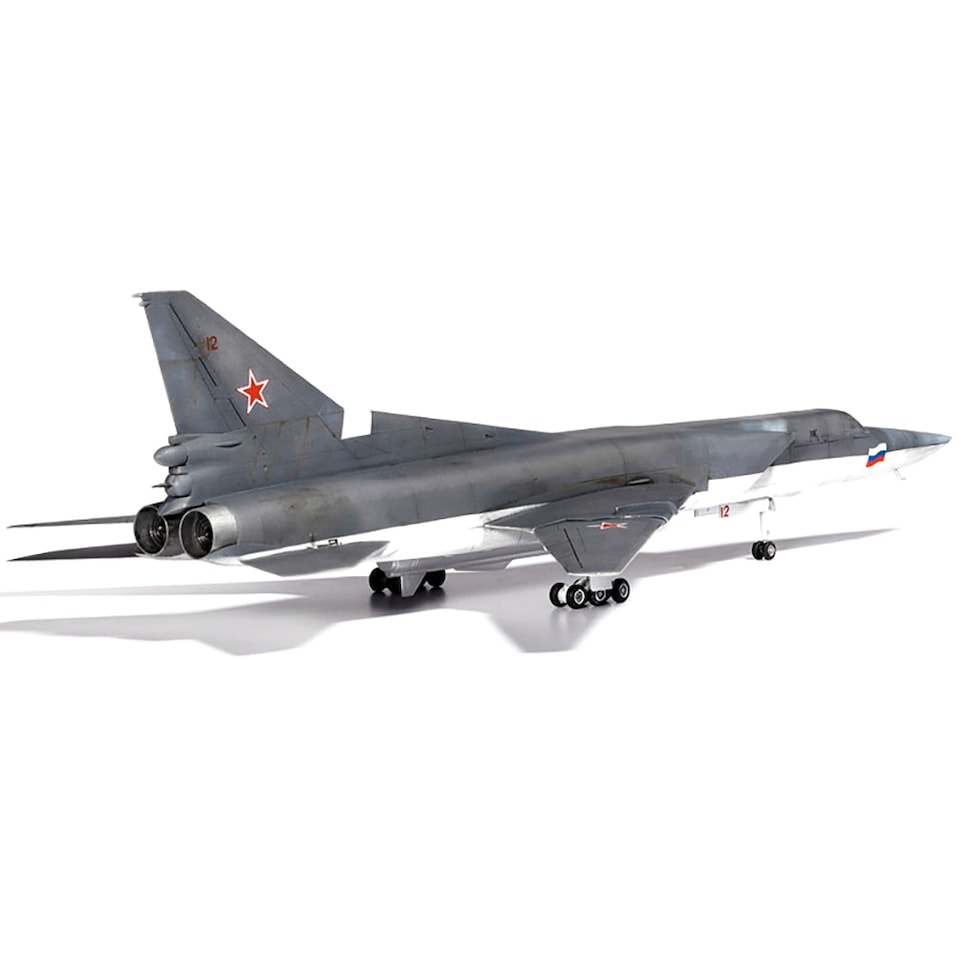 image 1 of Academy Russian Air Force Tu-22M3 Backfire C Model Kit Scale 1-144