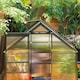 image 8 of Outsunny Polycarbonate Walk-in Garden Greenhouse w/ Sliding Door Grey