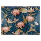 image 1 of The Moon Butterflies & Flowers Glass Chopping Board | Multi