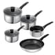 image 1 of Classic Induction cookware set 5pc non-stick saucepan, frying pan & milk pan