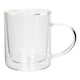 image 4 of Rink Drink Double-Walled Glass Mugs Set - 360ml - Pack of 2 Clear