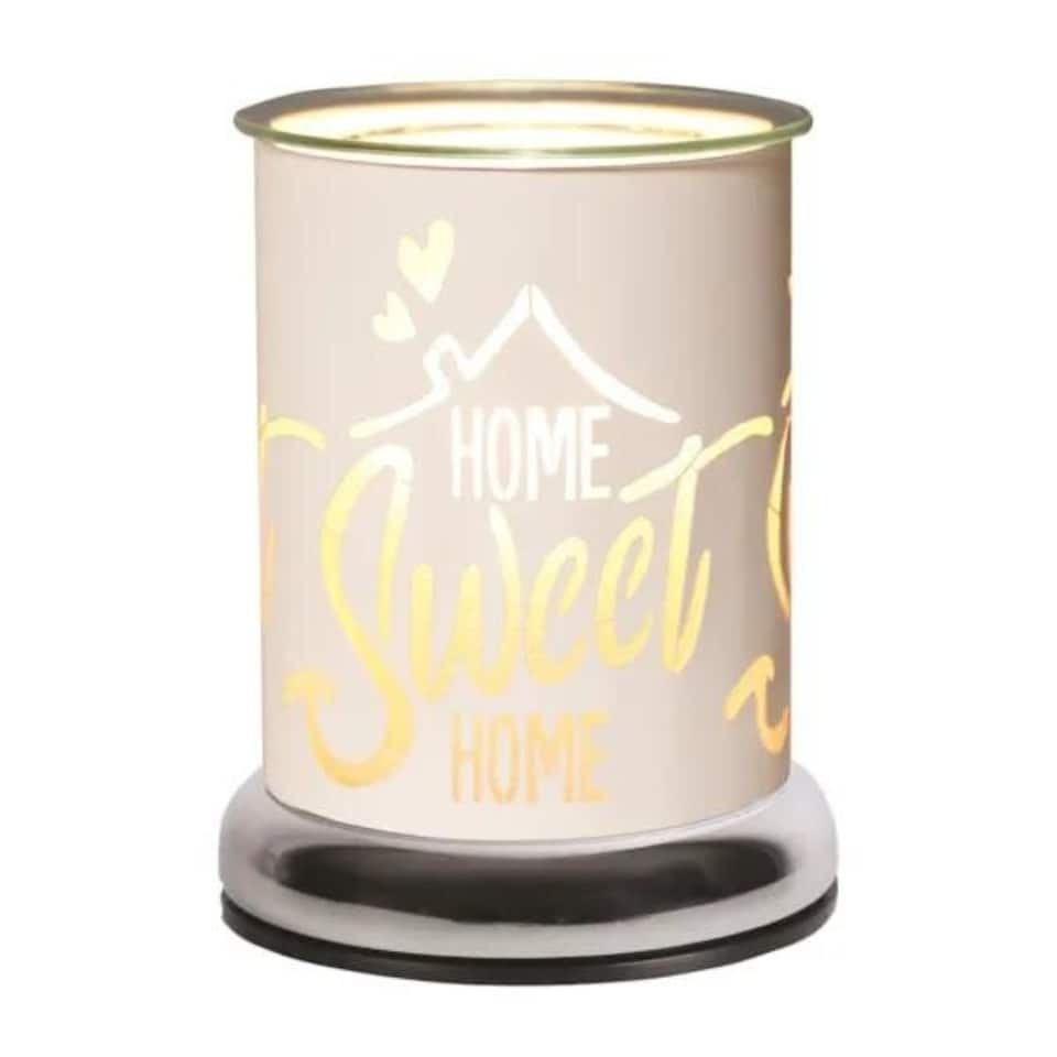 image 1 of Aroma Electric Touch Wax Melter 17cm White - Home Sweet Home | White | 1
