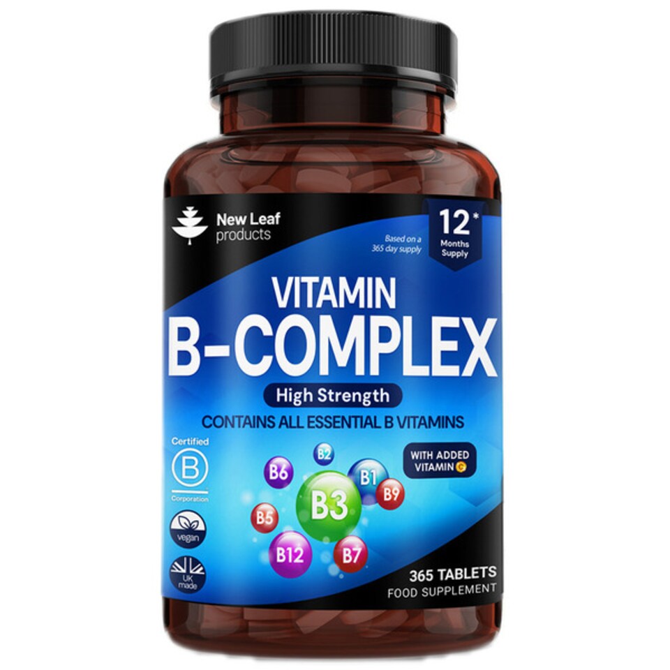 Vitamin B Complex - High Strength Tablets - All B Vitamins