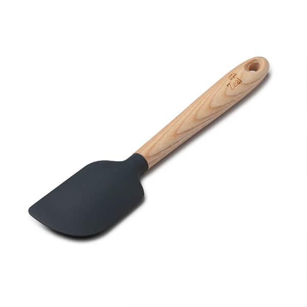 Zeal Large Spatula Spoon with Ash Wood Handle Dark Grey