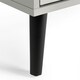 image 5 of Silk Grey Wide Chest of Drawers (4 Drawers)