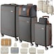 image 10 of Suitcase Set Madison -  13-piece, 3 suitcases, packing cubes, TSA lock | Grey | anthracite | 1