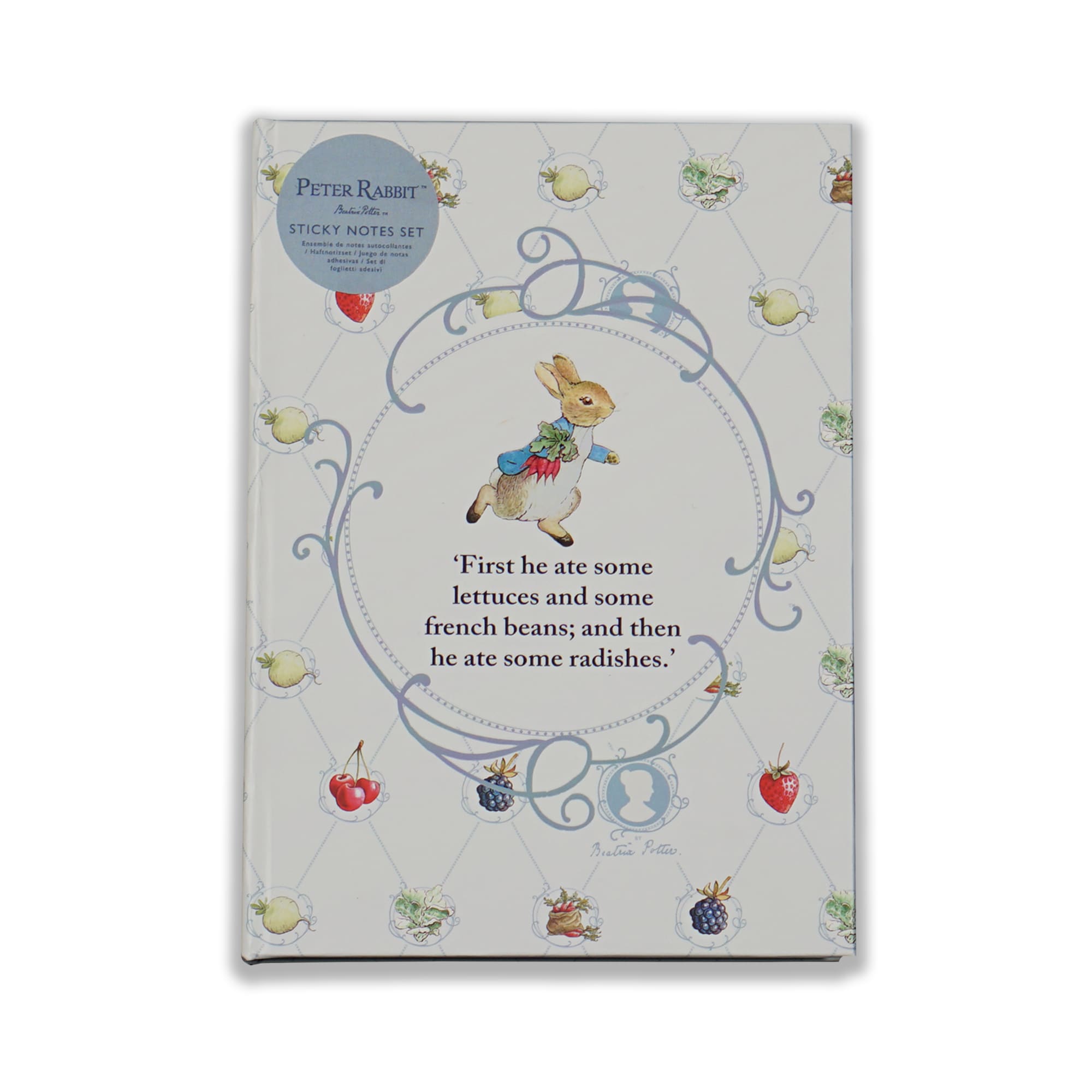 Peter Rabbit A6 Sticky Notes in White