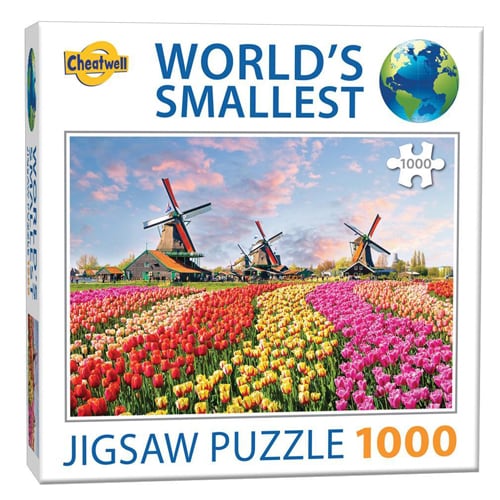 World's Smallest Puzzles: Dutch Windmills - Brand New