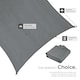 image 5 of Sun Sail Sonny, UV Protected, Water-Resistant and Anti-Tear | Grey | grey | 2 x 4 m | 1