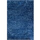 image 1 of KUKOON Navy Blue Mottled Shaggy Living Room Area Rug 80cm x 150cm