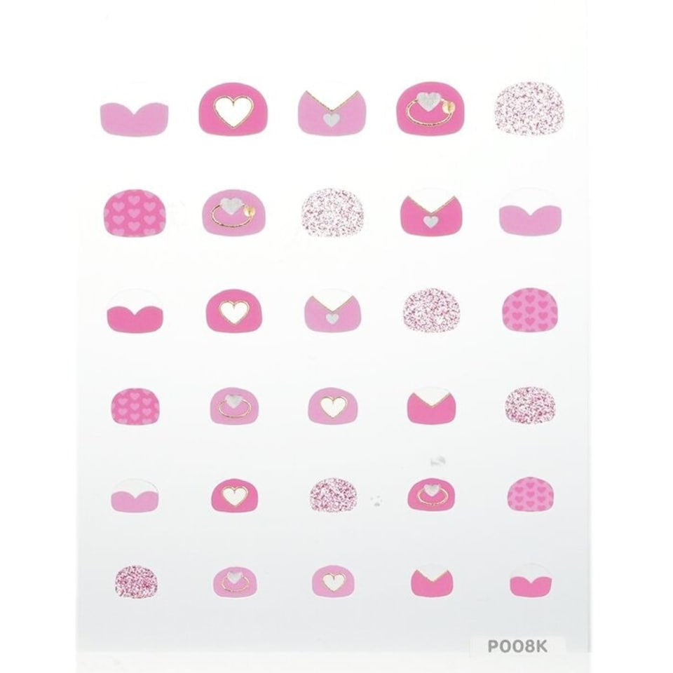 image 1 of Princess Kids Nail Sticker - # P008k - 1pack Multi