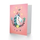 image 2 of Unicorn Diamond Birds Kids Birthday Child Kids Card