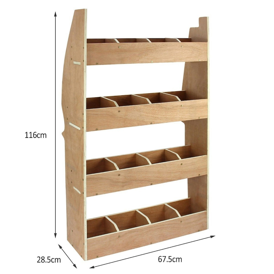 image 1 of Nissan Primastar Plywood Van Racking Unit Brown