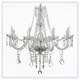 image 1 of Chandelier (Picture Frame) White | S