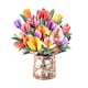 image 4 of Petals of Joy Tulip Basket 3D Pop Up Greeting Card