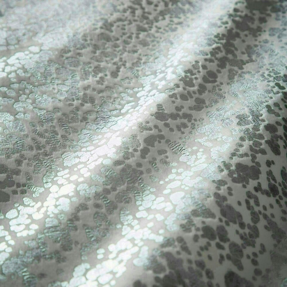 image 1 of Portfolio Home Marseilles Printed Velvet Metallic Duvet Cover Set With Pillow Cases