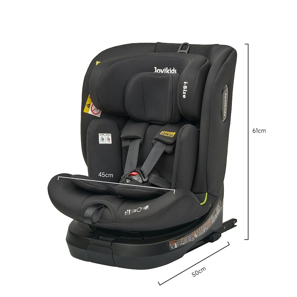 image 1 of JoviKids Spin Ranger TT Car Seat Black Black
