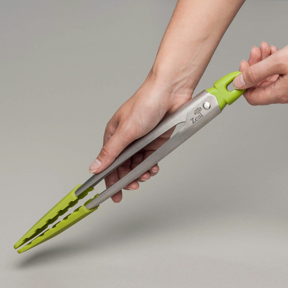 image 1 of Zeal Drain & Serve™ Colander with Tong Set