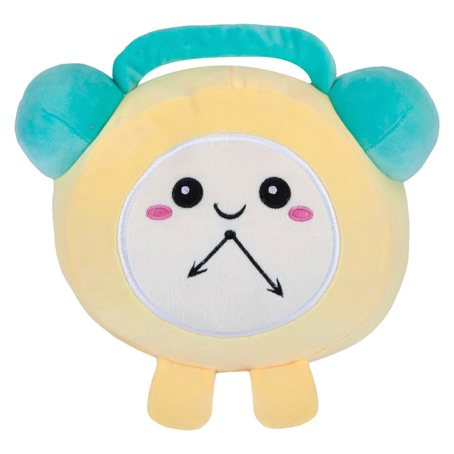 VFM e-Store Home Clock Soft Toy Cute Plushie Huggable Cuddly Stuffed Toy 27cm in Yellow