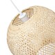 image 4 of Modern Spherical Cage Design Bamboo Strapping Pendant Lamp Shade | Brown | Brown | 1