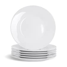 Argon Tableware Classic White Side Plates - 15.5cm - Pack of 12 | White | White