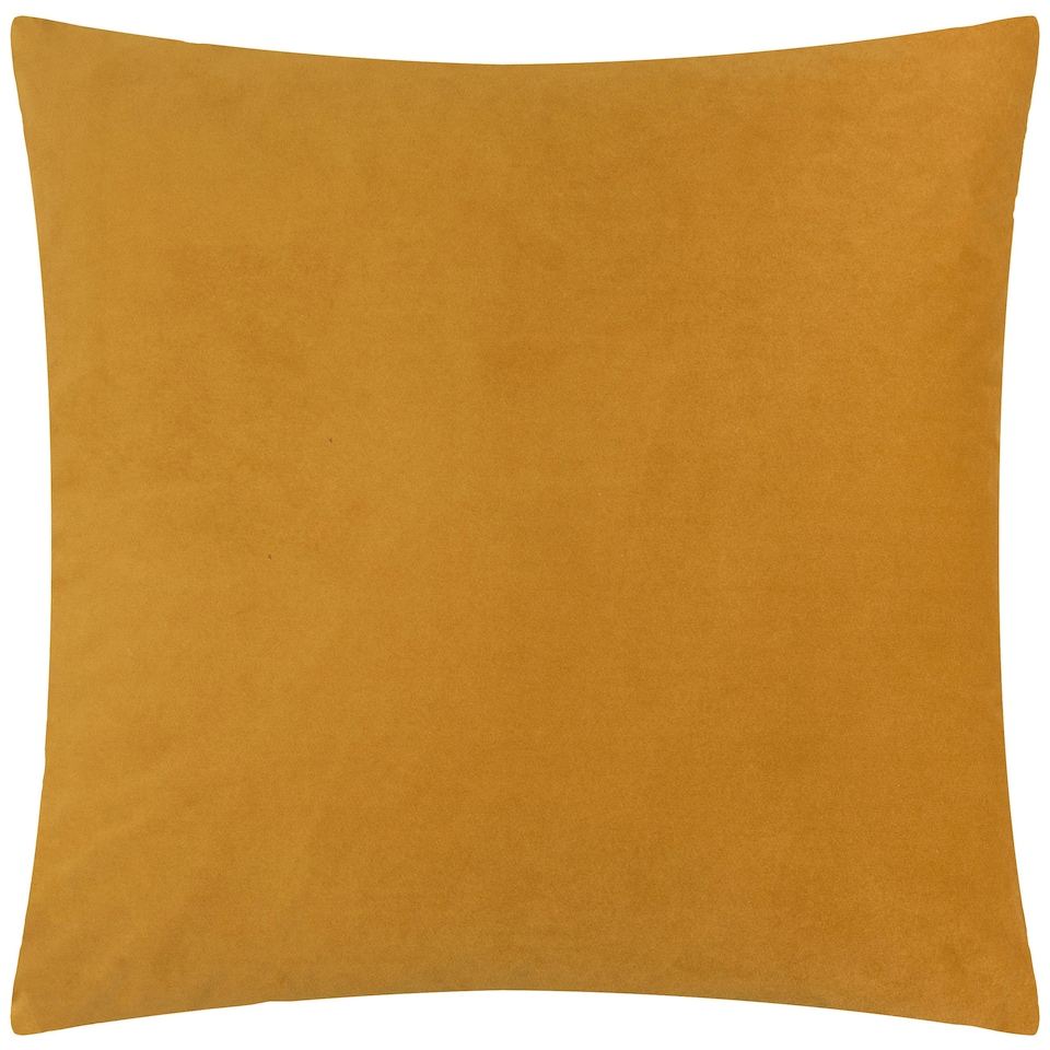 image 1 of Paoletti Evoke Cut Velvet Cushion Cover Orange