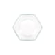 image 7 of Argon Tableware Hexagonal Glass Jam Jars with Red Gingham Lids - 250ml - Pack of 6