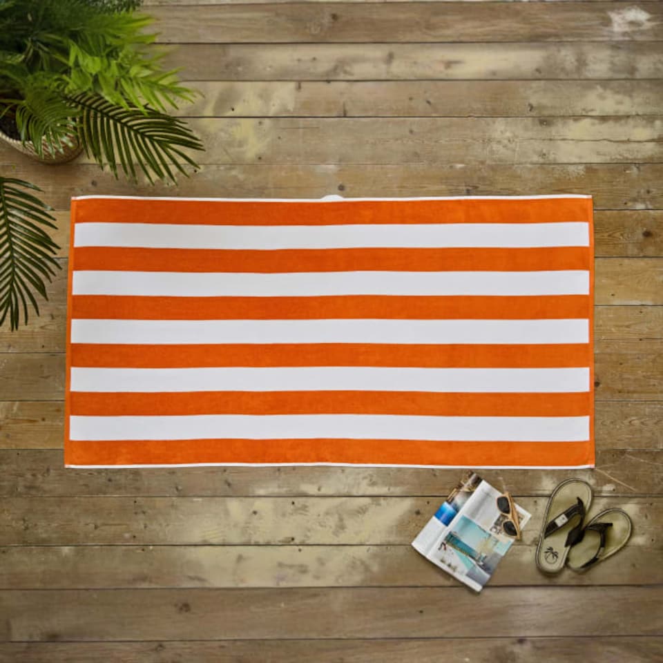 image 1 of Deyongs Cabana Bay Beach Towel Orange
