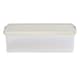 image 3 of Wham Clip 5x 30L Rectangular Plastic Storage Boxes with Clip Lock Lids. Ideal for Home, Office, Toys & More - Clear/Stone | Cream | Stone | 5