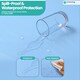 image 5 of Disposable Plastic Table Cover, Table Liner - 54" x 72"