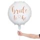 image 4 of Rose Gold Bride to Be White Helium Foil Balloon 45cm / 18 in