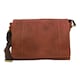image 1 of Eastern Counties Leather Jacob Distressed Leather Messenger Bag - Tan - One Size | Brown