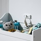 image 2 of Lola Toy Box Storage Organiser in Classic White White