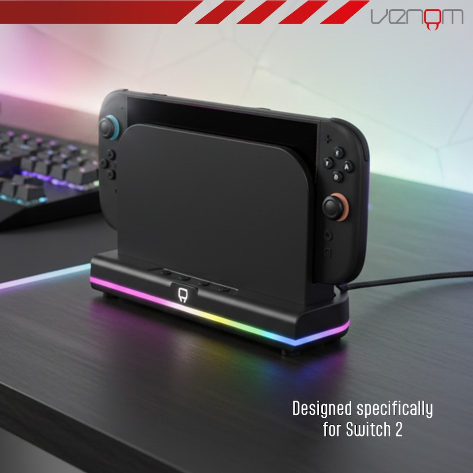 image 1 of Venom Nintendo Switch 2 LED Cooling Stand