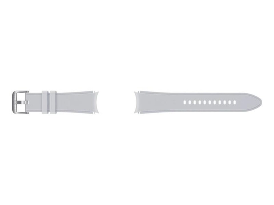 image 1 of Samsung Galaxy Watch 4-5-5 Pro Ridge Sport Band 20mm M-L Silver - ET-SFR89LSEGEU