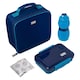 image 1 of Polar Gear 4 Piece Lunch Set Navy/Scandi Blue