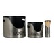 image 1 of Hill Interiors Kindling Buckets & Matchstick Holder - Silver - One Size