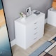 image 5 of Vida Designs Riano 4 Drawer Chest of Drawers Bedroom Storage, White