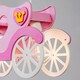 image 5 of BHS Glow Kid's 2 Light Princess Carriage Pendant, Pink